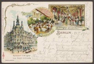 Ansichtskarte Restaurant Friedrichshof, Friedrichstraße [1/3]