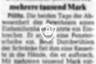 Unbekannter entwendete mehrere tausend [Name maskiert]