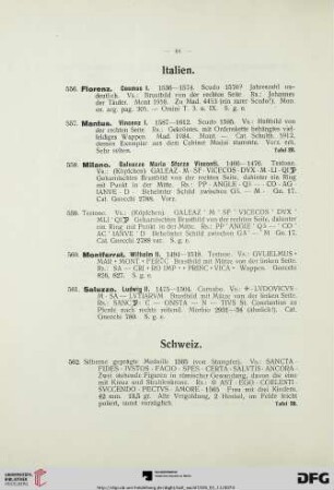[Italien, Schweiz, Niederlande, etc.] (Nr. 556-583)