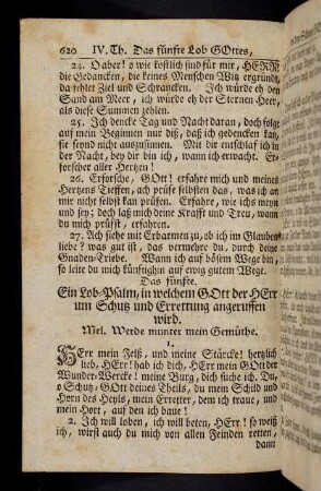 620-629, Das fuenfte; Das sechste