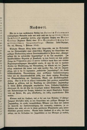 125-133, Nachwort