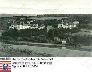 Oranienstein, Nationalpolitische Erziehungsanstalt (Napola) / Gesamtansicht (Lahnseite)