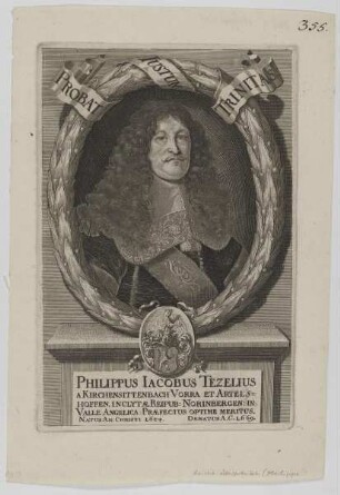 Bildnis des Philippus Iacobus Tezelius
