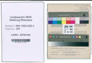 Entnazifizierung Johannes Von Der Laden , geb. 23.03.1905 (Kaufmann)