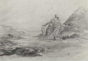 Ruine Schreckenstein bei Aussig an der Elbe
