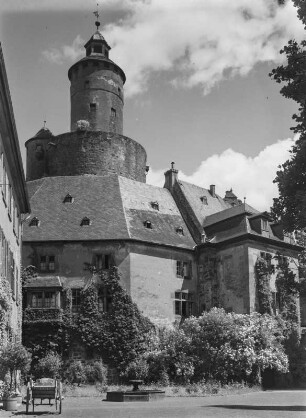 Deutschland. Büdingen. Blick zum Schloss