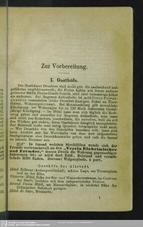 Zur Vorbereitung