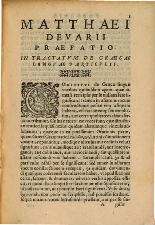 Liber de graecae linguae particulis