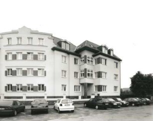 Wurzen. Doppelwohnhaus, Torgauer Straße (um 1930). Straßenansicht (Nr. 18)