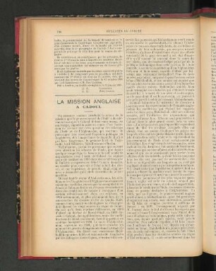 La Mission Anglaise a Caboul.