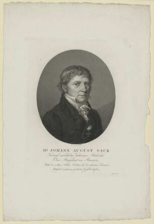 Bildnis des Johann August Sack