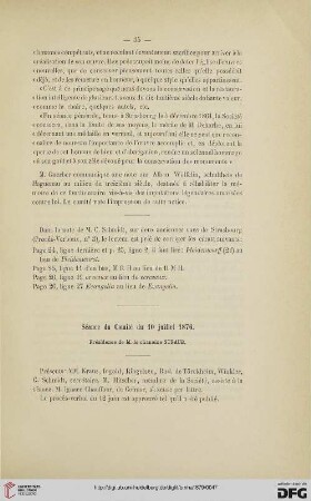 Séance du Comité du  10 juillet 1876