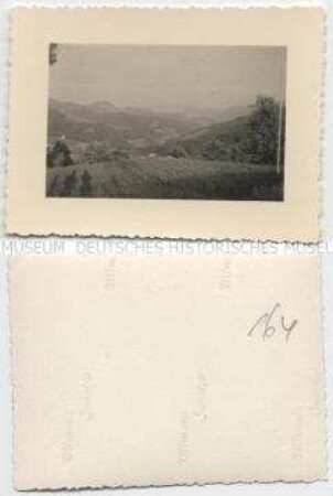 Landschaft in der Nähe des Dorfes Trojane