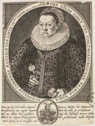 Maria Dimpfel, geborene Mauer aus Linz, Ehefrau des Johann Jakob Dimpfel