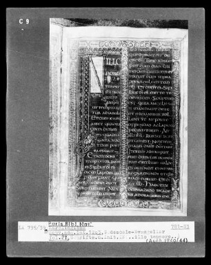 Godescalc Evangeliar — Godescalc Evangeliar, Folio 27Textblatt