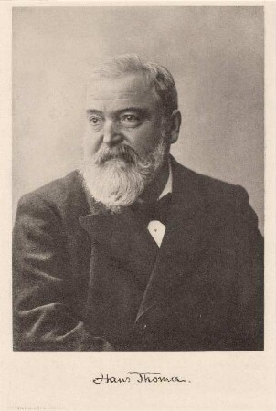 Ehrenbürger der Stadt Karlsruhe. Dr. Hans Thoma (02.10.1839-07.11.1924); Galeriedirektor; Ehrenbürger seit 28.07.1919