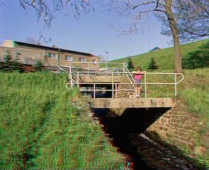 Wasserläufe Freiberg: Dörnthaler Teich, Grabenüberlauf