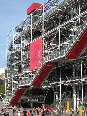 Aussenansciht Centre Pompidou