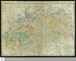 Charte vom Königreiche Sachsen Nebst den Herzoglich. Sächsischen, Herzogl. Anhaltischen, Fürstlich Schwarzburg- und Fürstl. Ruessischen Landen oder Die Obere Elbe