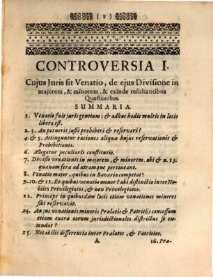 Semicenturia Controversiarum Canonico-Legalium : In foro Bavarico frequenter occurrentium, & Magna ex Parte vel decisarum, vel amicabiliter compositarum