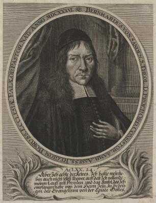 Bildnis des Bernhardus von Sanden