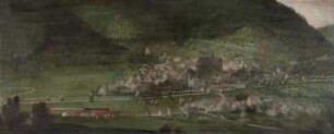 Das Dorf Lambrecht (aus einer Gemäldeserie mit den Abbildungen kurpfälzischer Ortschaften)