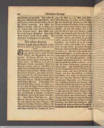 Die andere Predigt von der heiligen Tauffe Christi.