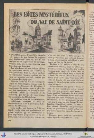 Les Hôtes mystériuex du Val de Saint-Dié.