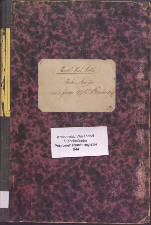 Sterberegister des Standesamtes Oelde von 1877 (Urkunden-Nr. 1-218)