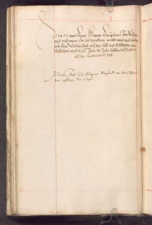 Anno 1476 …
