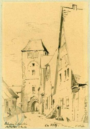 Ladenburg Stadtseitige Ansicht Martinstor