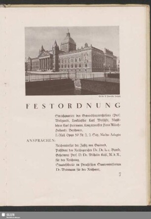 Festordnung