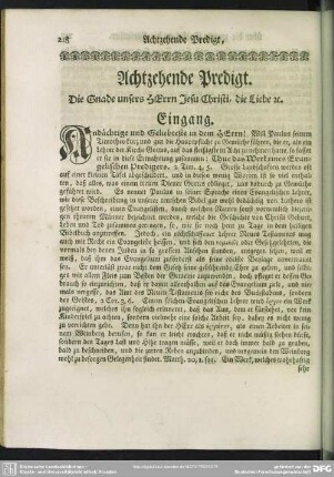 Achtzehende Predigt