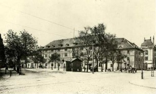 Ehemalige Infanterie-Kaserne am Ludwigsplatz, abgebrochen 1901