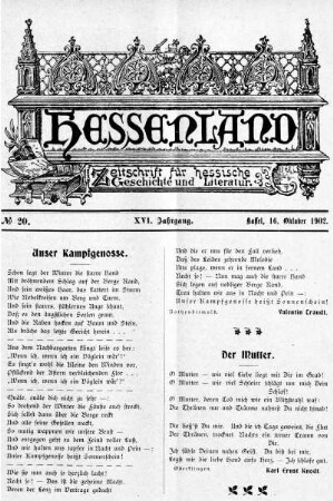 No. 20, 16. Oktober 1902