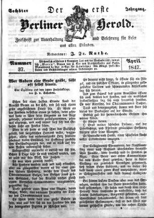 Nummer 37, April 1847