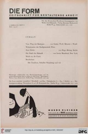 Heft 8 (Mai 1926)