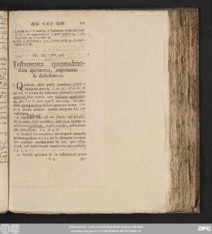 Tit. III. (VI. 32.) Testamenta quemadmodum aperiantur, inspiciantur & describantur.