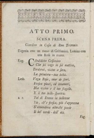 Scena Prima. / Scene I.