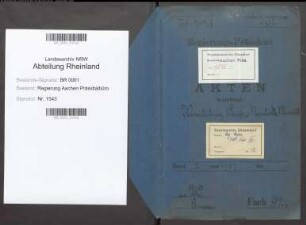 Wasserleitung in Preussen und Neutral-Moresnet.