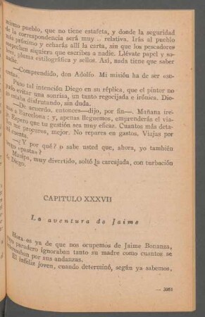 Capítulo XXXVII - La aventura de Jaime