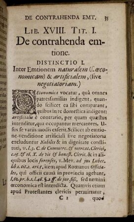Lib. XVIII. Tit. I. - Tit VI.