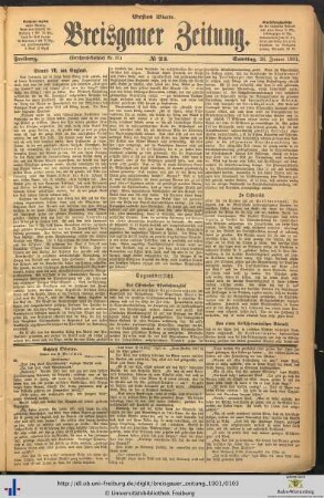 26.01.1901 (Erstes Blatt)