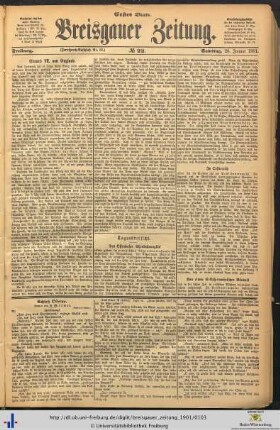 26.01.1901 (Erstes Blatt)