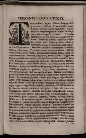 Crescenti Vero Rectoque.
