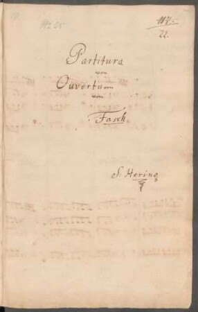 Suiten; orch, bc, cemb; C-Dur; FWV K:C1