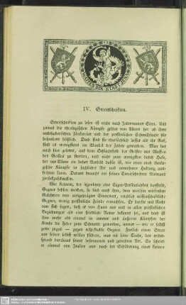 IV. Streitschriften