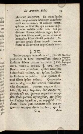 39-43, § XXI - XXIII