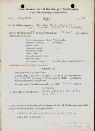 Mündler, Emil