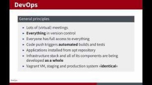 Developing Research Infrastructures the DevOps way